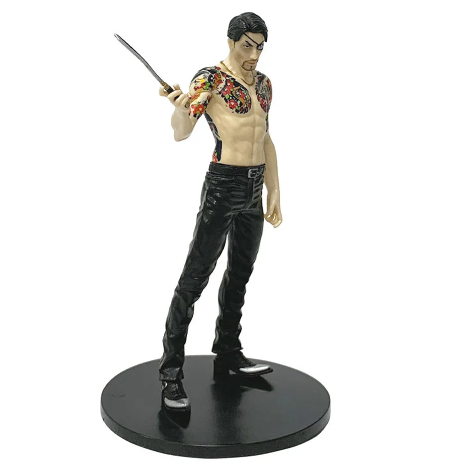 17cm YAKUZA Игра Аниме Фигура Goro Majima Kiryu Kazuma Yakuza Екшън фигурки Фигурка Колекция от PVC Модел Играчки Подарък за Хелоуин