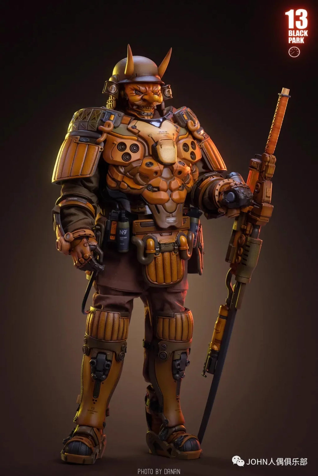 Original BLACK13PARK B13 Tiger 1/6 Gouf Heavy Arms Type Action Figure Model Toys 12-inch Collection Scene Ornaments Hobby Gifts