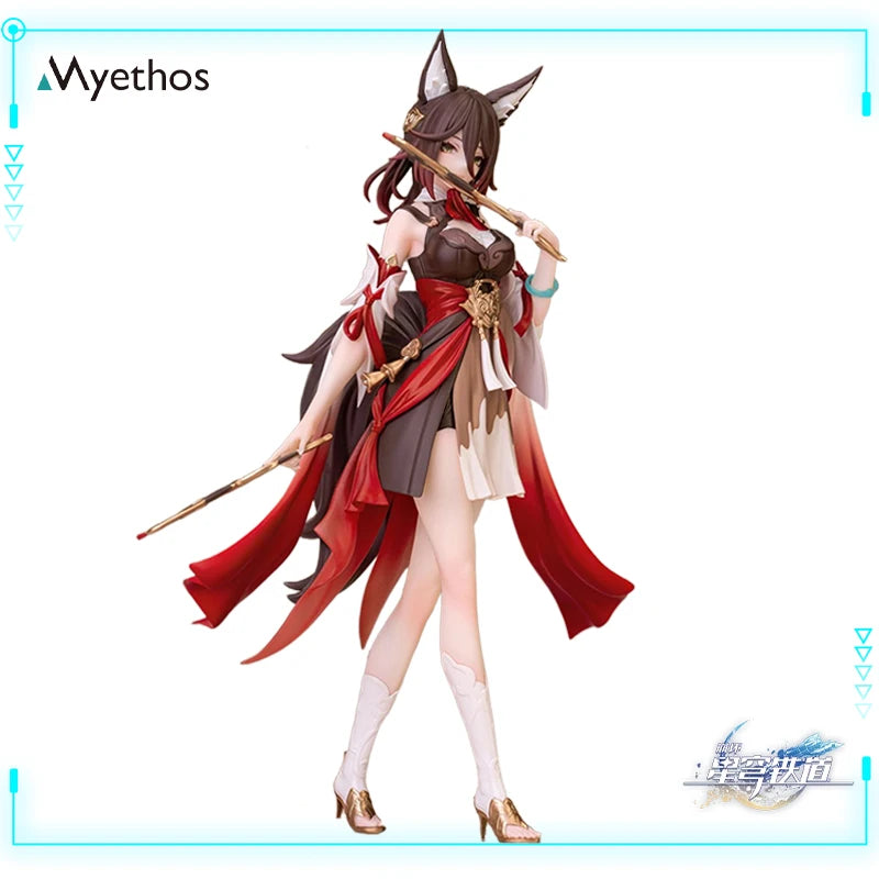 Myethos Original Genuine miHoYo Honkai: Star Rail Tingyun Fox Girl Gift+ 1/10 Model 17.5cm Collections Toy Figures Birthday Gift