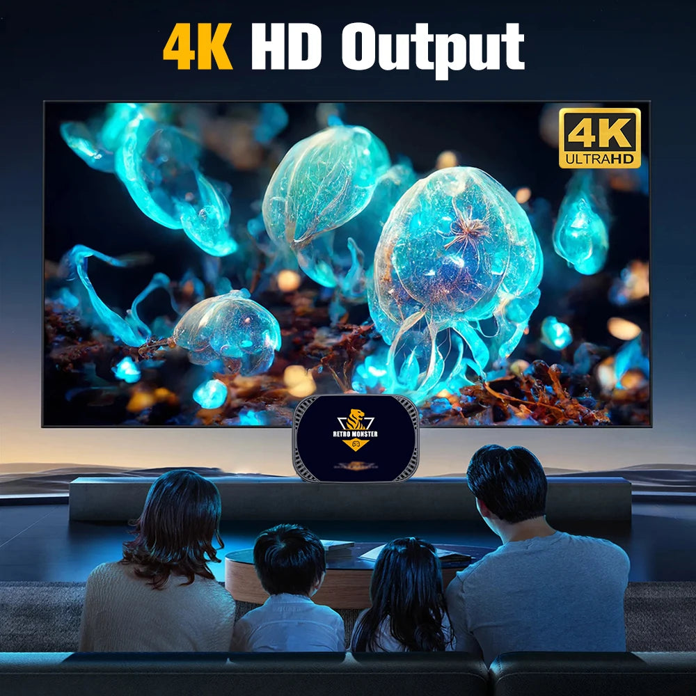 S905X4 Retro Game Consoles With 48000+ Retro Games For PS1/PSP/N64/Sega Saturn/MAME/NES/NDS/NEOGEO Plug&Play Game Console for TV