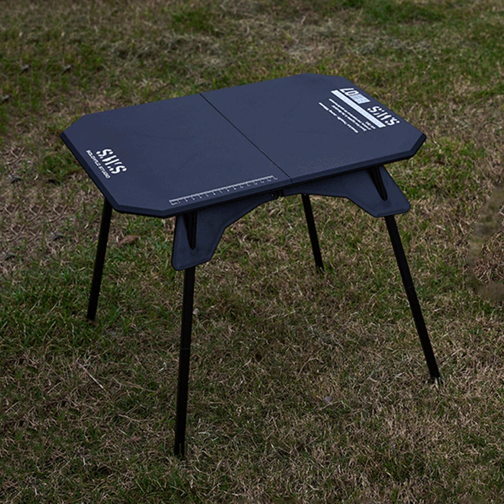 Outdoor Folding Table High Low Dual-Use Ultralight Camping Table Aluminum Alloy Lightweight Picnic Table for Backpacking Hiking