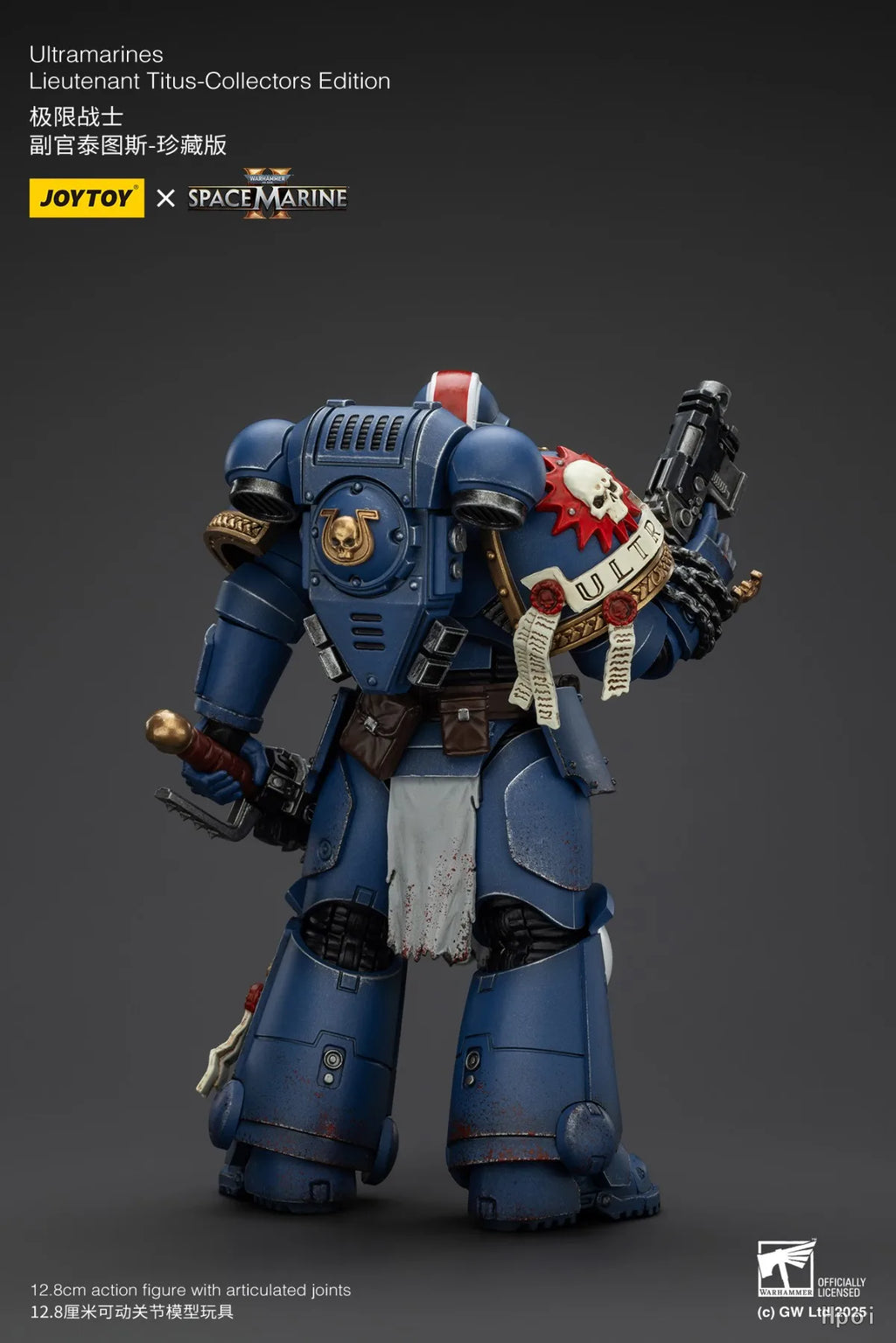 【SF】JOYTOY Warhammer 40K 1/18 Action Figure Ultramarines Lieutenant Titus- Collectors Edition  Model Toy Gift Collection