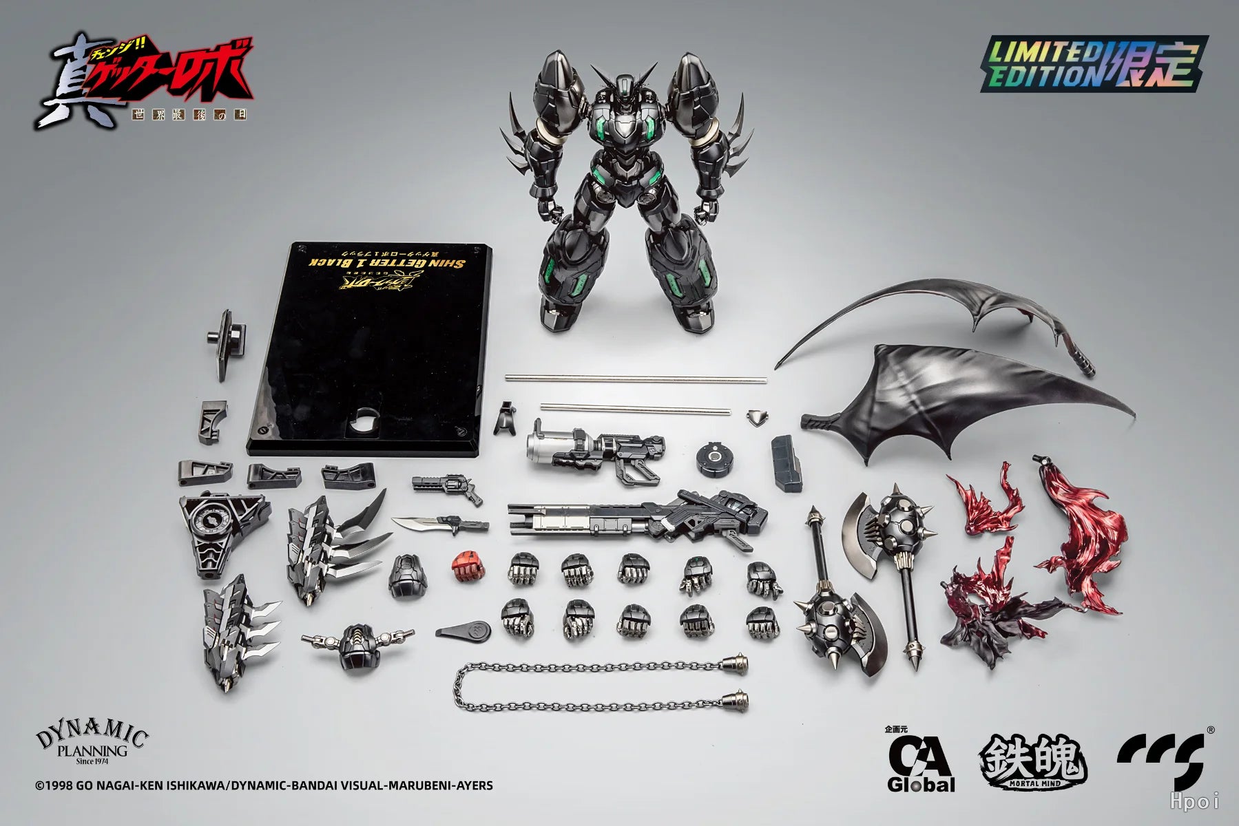 In Stock CCS MORTAL MIND SHIN GETTER 1 Getter Robo Armageddon BLACK Ver Action Figure Gift Collection