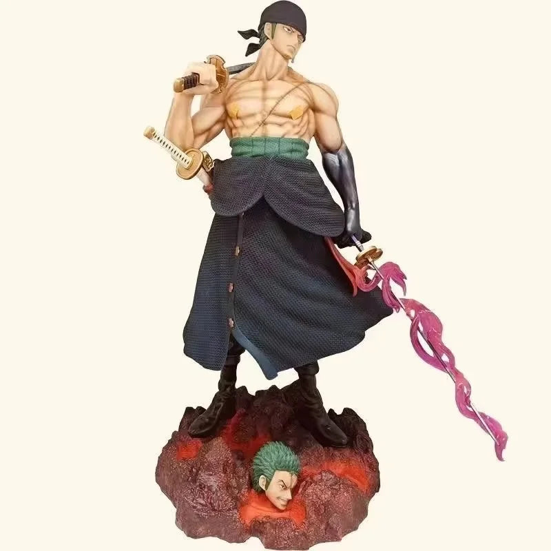In Stock Genuine One Piece Roronoa Zoro Action Figure Anime Desktop Decoration Toy Gift For Kids Collectible Model