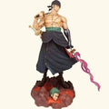 In Stock Genuine One Piece Roronoa Zoro Action Figure Anime Desktop Decoration Toy Gift For Kids Collectible Model