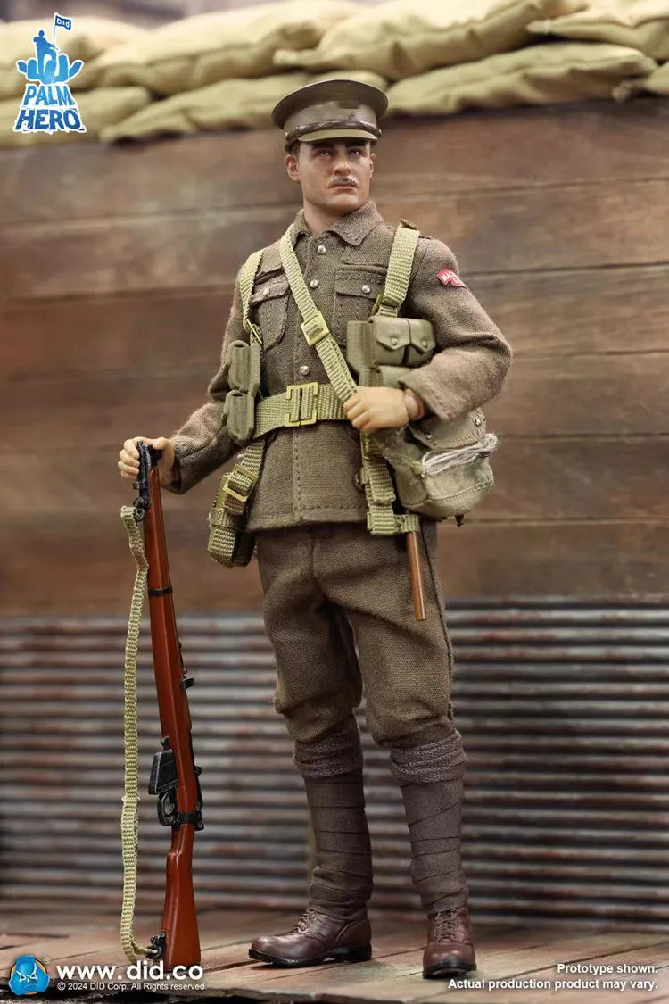 DID XB80028 1/12 Male Soldier British Infantry Albert Brown Full Set 6'' Action Figure Model Toy In Stock