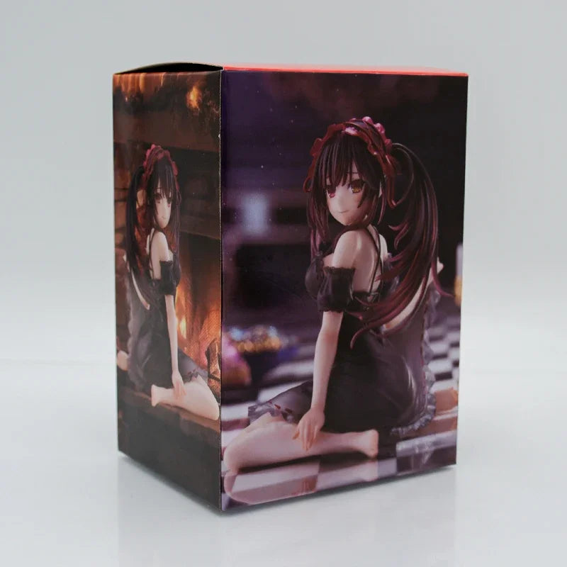 18cm Date A Live V Yatogami Tohka Anime Figure Kurumi Tokisaki Bunny Girl Action Figure Yoshino Figure Adult Model Doll Toy Gift
