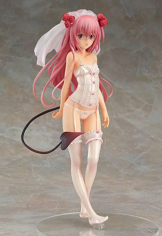 In Stock Original To LOVE Ru Darkness Nana Astar Deviluke Lingerie-style Wedding Dress Toys Model Decoration Gift Collection