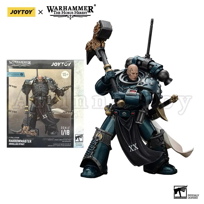JOYTOY 1/18 Action Figure The Horus Heresy Alpha Legion Legion Praetor with Power Sword Harrowmaster Armillus Dynat