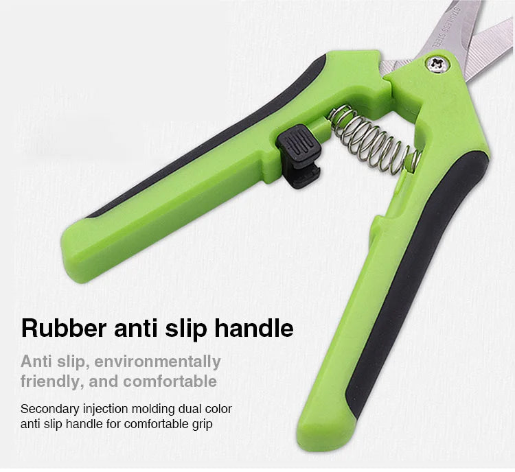 Garden Scissors, Garden Pruning Shears, Non-slip Labor-saving Flower Branch Branch Shears, Fruit And Vegetable Shears, Fr