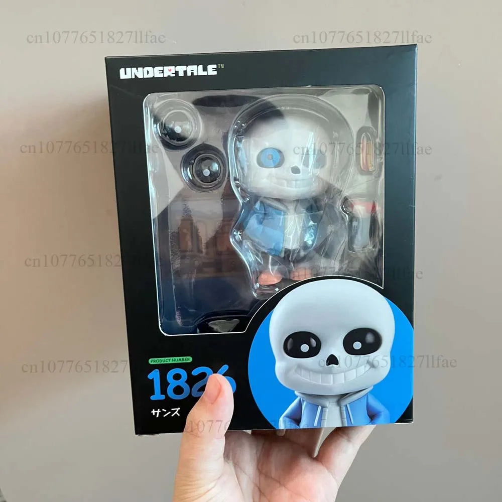 Undertale 1826 Sans Action Figure Model Toys Collectible Joint Movable Doll Bookshelf Decoration Present For Friends Cute Doll