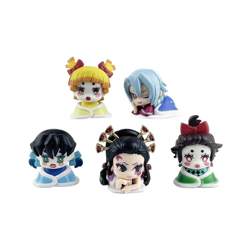 Demon Slayer Cosplay Action Figure Toy Collectible Yusa Tengen Secret Mission Paint Model Anime Game Toy Figure Collectible