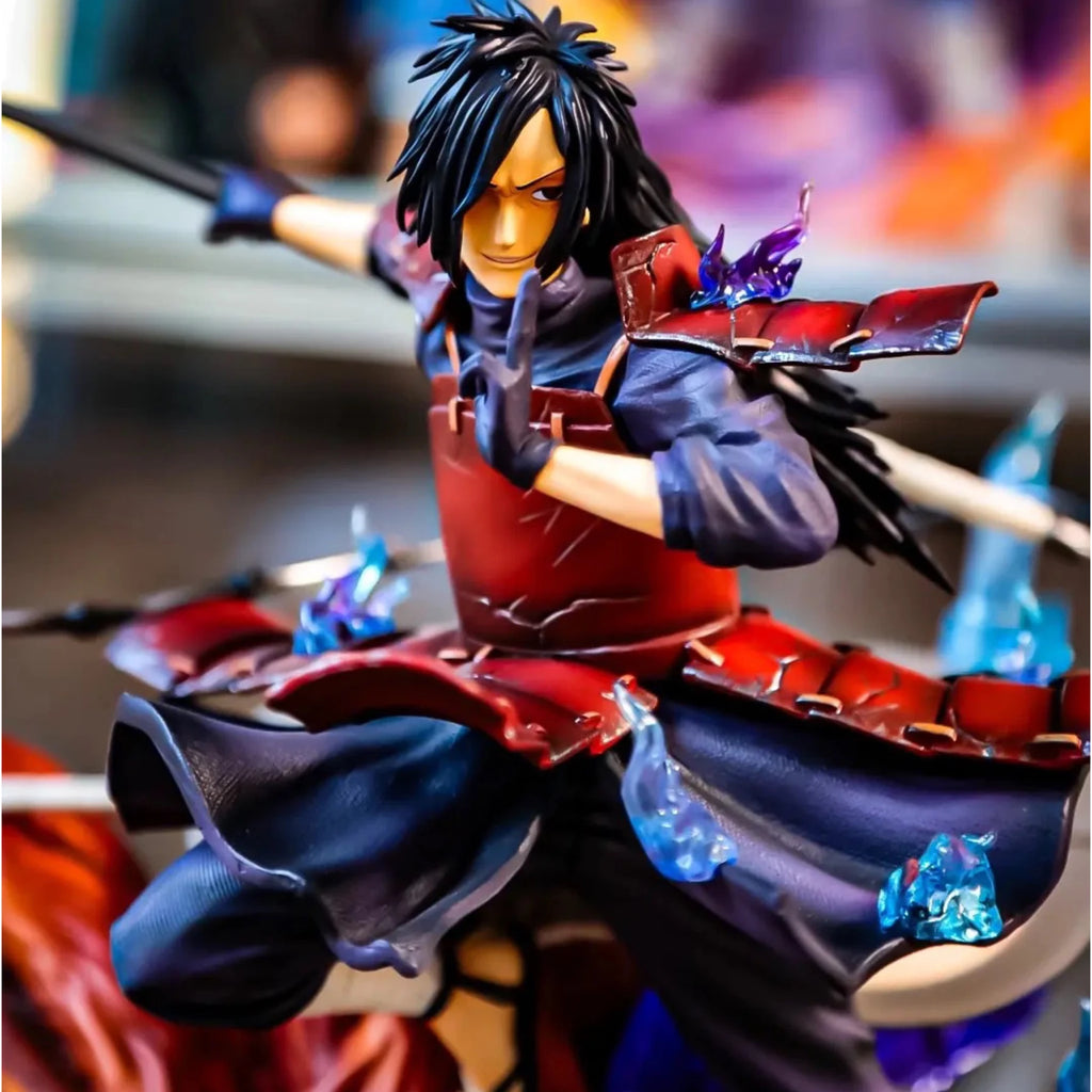 Statue Brother Jt Uchiha Madara Figure Full Fuel Injection Cartoon Animation Figurine Ornaments Acgn Model Gift