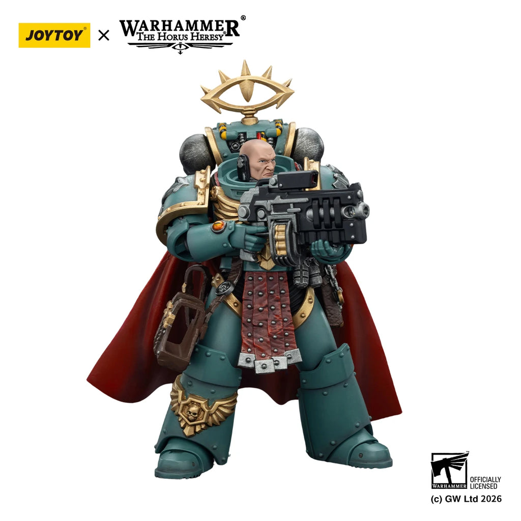 【MT】Pre-sale JOYTOY Warhammer 40K Sons of Horus Tybalt Marr Captain of The 18th Company Siege Breaker 1/18 Action Figure Model