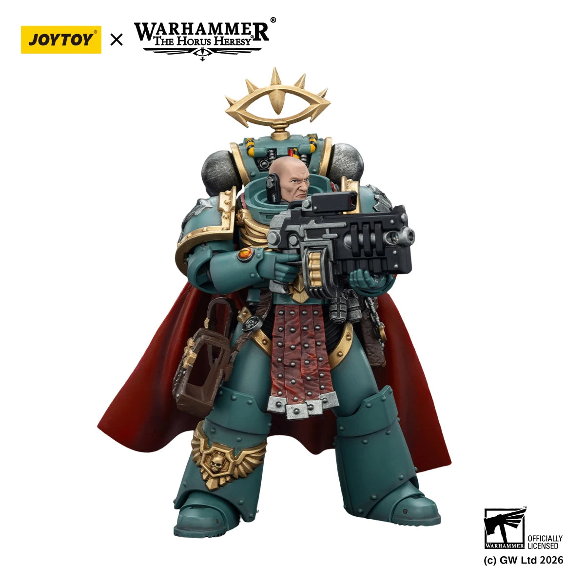 【MT】Pre-sale JOYTOY Warhammer 40K Sons of Horus Tybalt Marr Captain of The 18th Company Siege Breaker 1/18 Action Figure Model