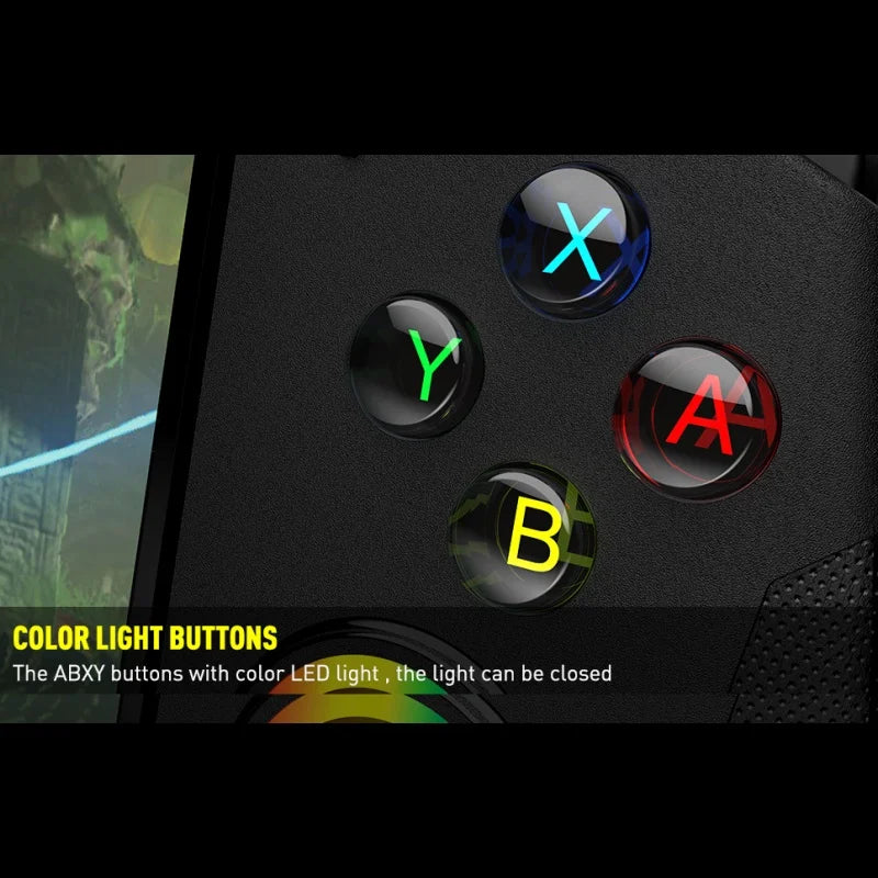 Applicable to Switch/Switch oled in-line game controller with vibration 6-axis gyroscope handle stand function Game disc storage