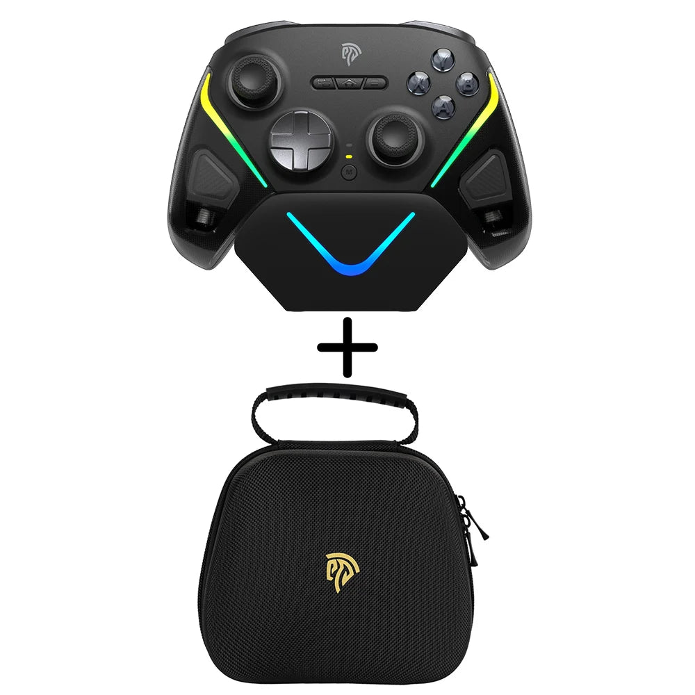 EasySMX TMR Stick Controller D10 Wireless Gamepad Compatible with PC/Switch/Steam/Phone/TV, Charging Dock, Micro Triggers
