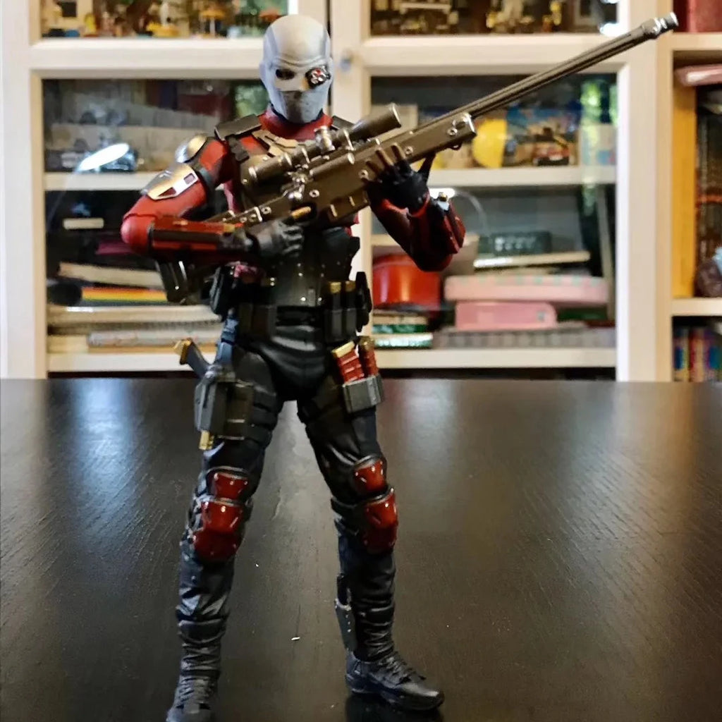 Suicide Squad Deadshot Action Figure Collectible Will SHF Hands-On Office Decorative Model for Garage Kit Toy & Hobbies