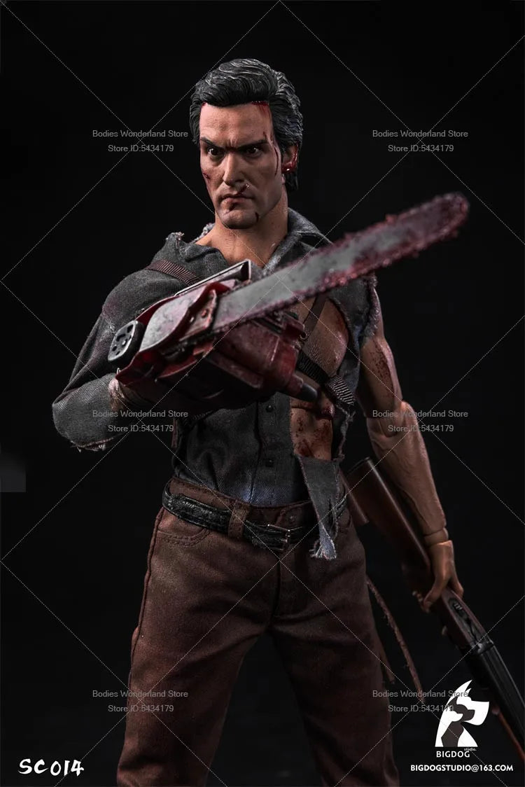 BIGDOG STUDIO SC014 SC015 1/6 Scale Male Soldier Chainsaw Killer Terror Book 12'' Action Figure Doll Collection