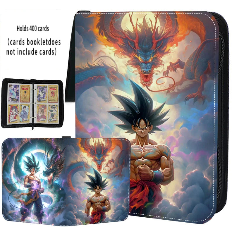 Anime 400- 900 Pcs Dragon Ball Goku Freeza Card Book Pu Super Large Capacity Card Binder Display Game Collection Card Kids Gift