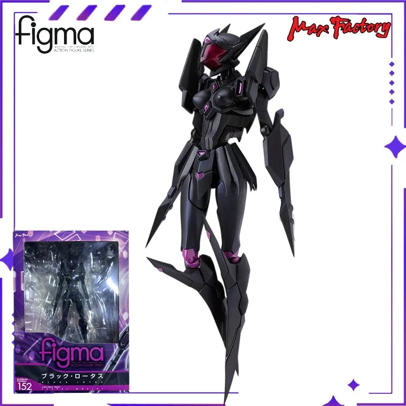 Max Factory Original Figma # 152 Accelerated World Black Water Lilies Game Mobile Doll Model Handmade Toy Gift Collection