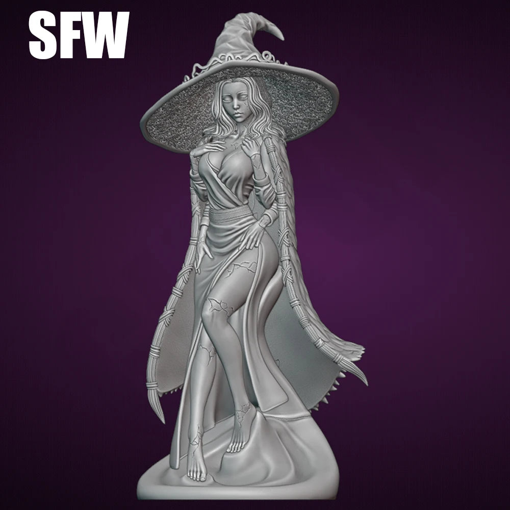 1:24 Sexy Magical Princess NSFW 3d Printed Model Resin Unpainted Figure Model Kit Miniature Garage Gk Kits Unassembled Diy Toys