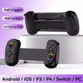 Wireless Bluetooth Control For PS4 PS3 Switch iPhone Android Mobile PC Cell Phone Tablet Hall Gamepad Gaming Controller Game Pad