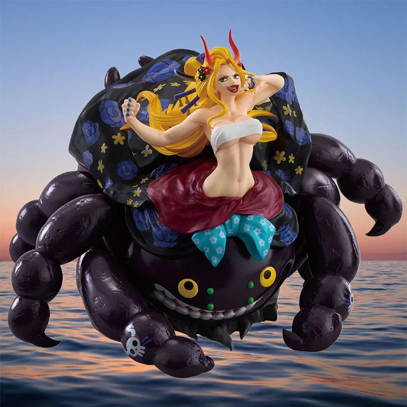 Hot Sale Ichibansho One Piece EX Vol 3 D Prize Black Maria Tamashii Gokou Jizou Figure 16cm PVC Original Gifts Toys Model Kawaii