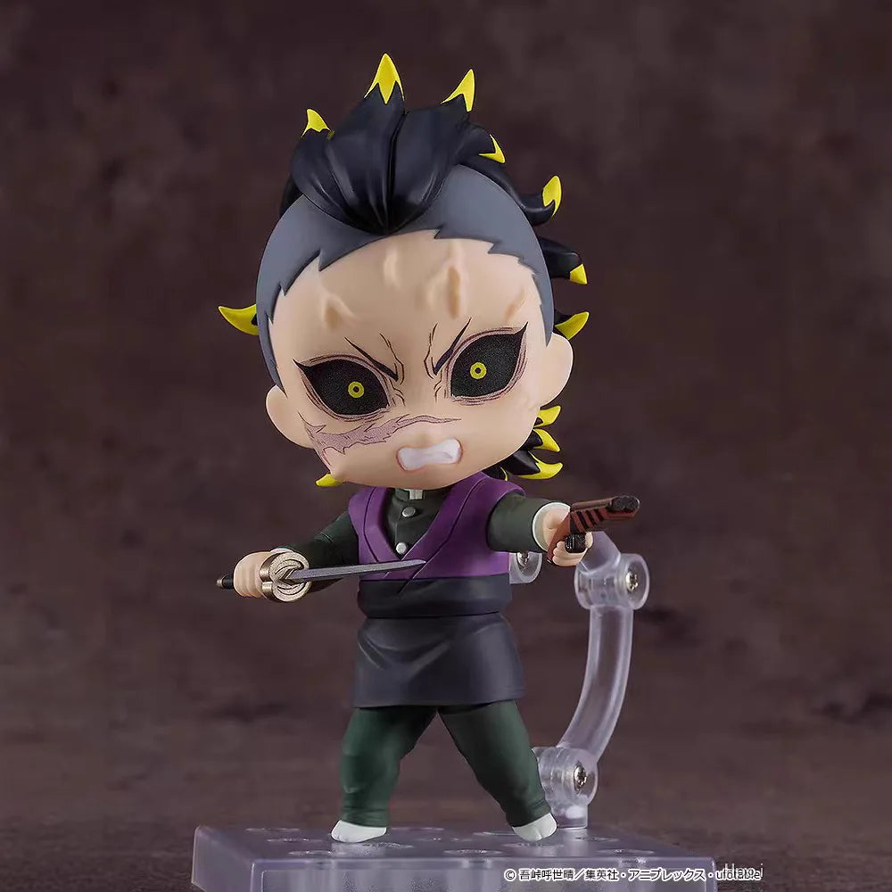 Anime Demon Slayer Genya Shinazugawa 2505 Articulated PVC figure Model Toys Gift 10cm