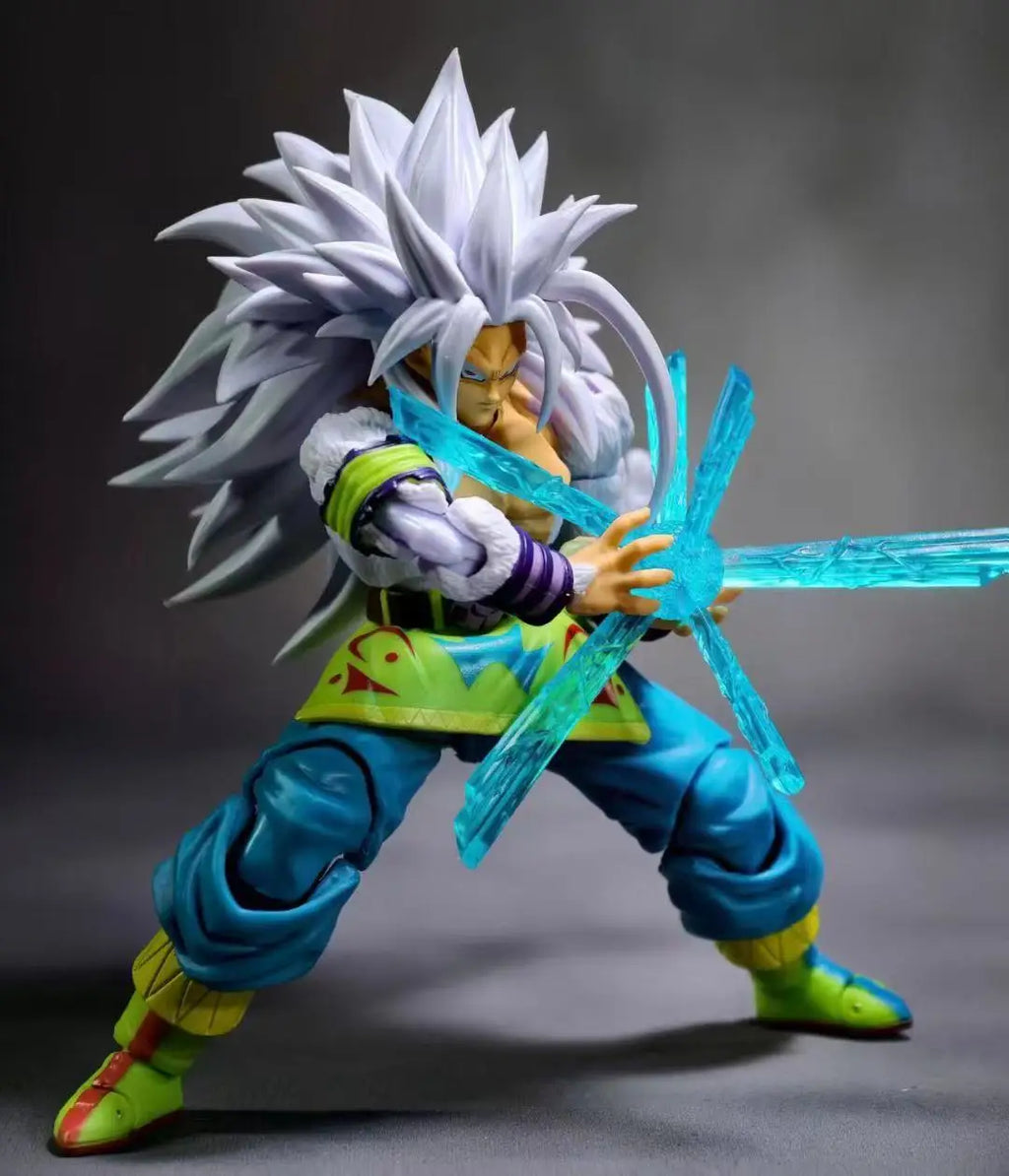 New Black Hole Dragon Ball Son Goku Action Figure Ssj5 Super Saiyan 5 Goku S.H.Figuarts White Haired Goku Statue Birthday Gifts
