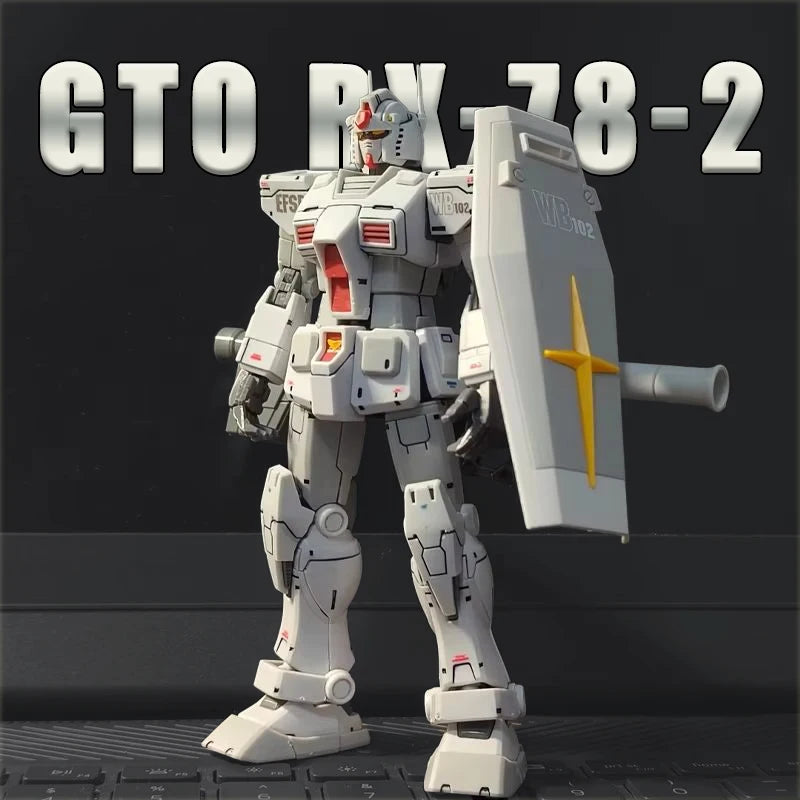 Hg 1/144 Gto Rx-78-2 Assembly Models Leave The Factory Color Robot Model Joint Movable Toy Limit Doll Collection surprise Gifts