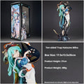 Anime Figure Hatsune Miku Long Hair Pipa Collectible Statue Desktop Decoration Beautiful Girl Trendy Model For Adult Collectors