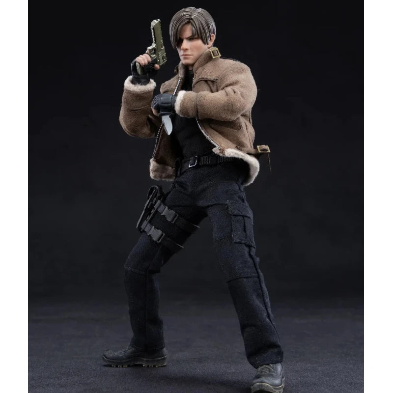 Biohazard Leon S. Kennedy Leon The Cleaner 1/12 Scale Action Figure Desktop Decoration Birthday Gift Model  Gift Fans