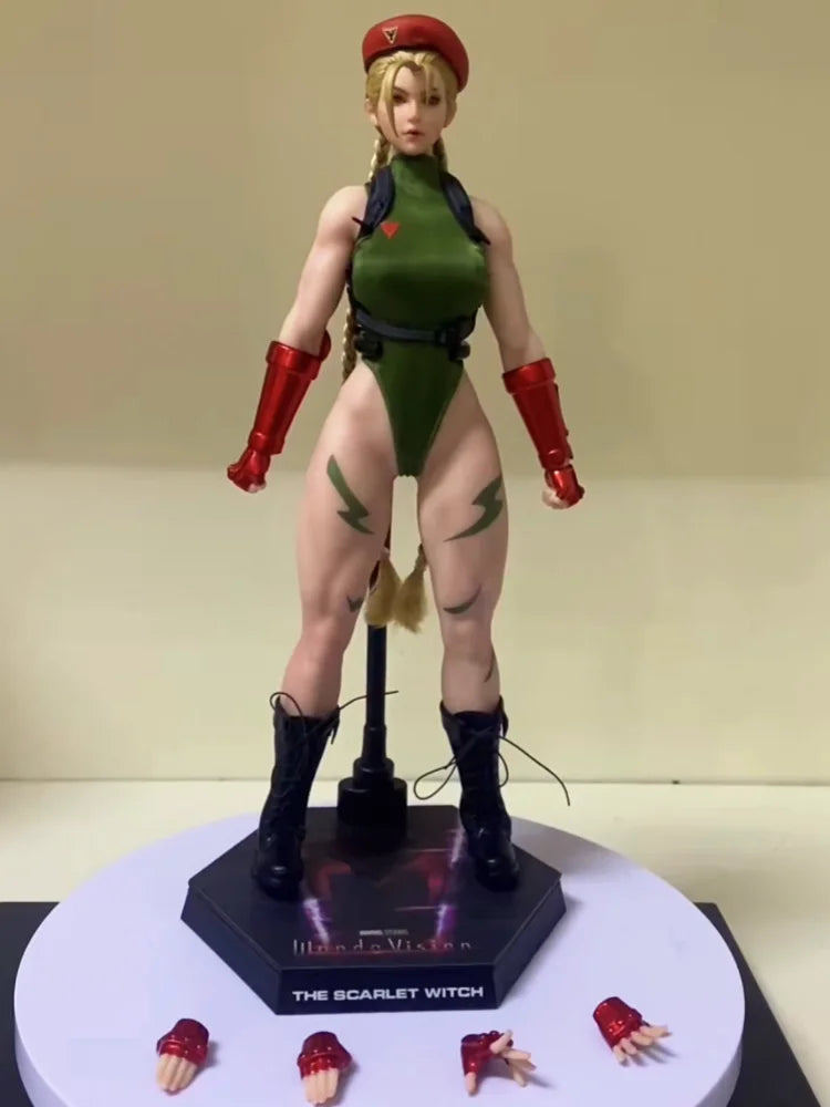 Playtoy 1/6 Scalep020a P020b Female Soldier Agent Cammy Game Series Action Figure 12-Inch Fighting Master Collectible Model Toy