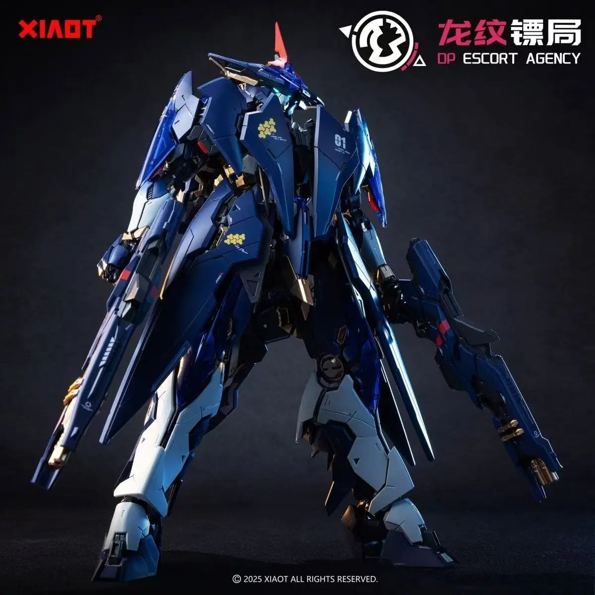 In Stock XIAOT LING YAO Assembly Model Kit 1/100 DP-H01 Dragon Mark Agency Instruction Manual Action Figure Robot ABS Toy