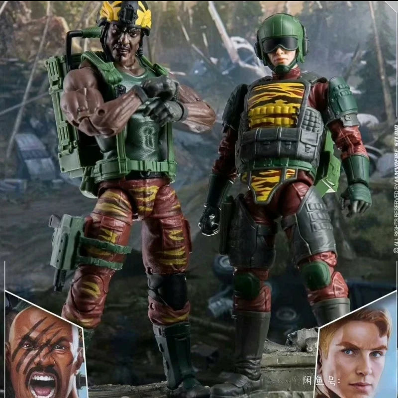 Originale Originalversion GI Joe Gi Joe Classified Series 6 "126 Tiger Force Roadblock Tripwire Macleod Actionfigur Modellspielzeug