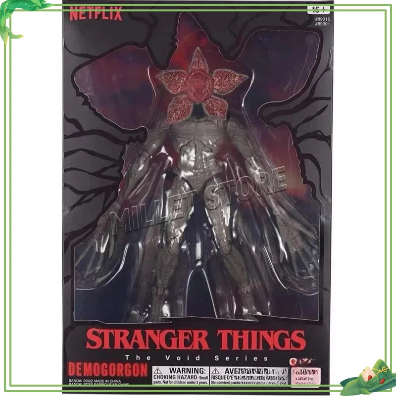Bandai Movable 11-inch Netflix Stranger Things Big Devil Piranha Anime Model Toys for Boys Gifts Original Box