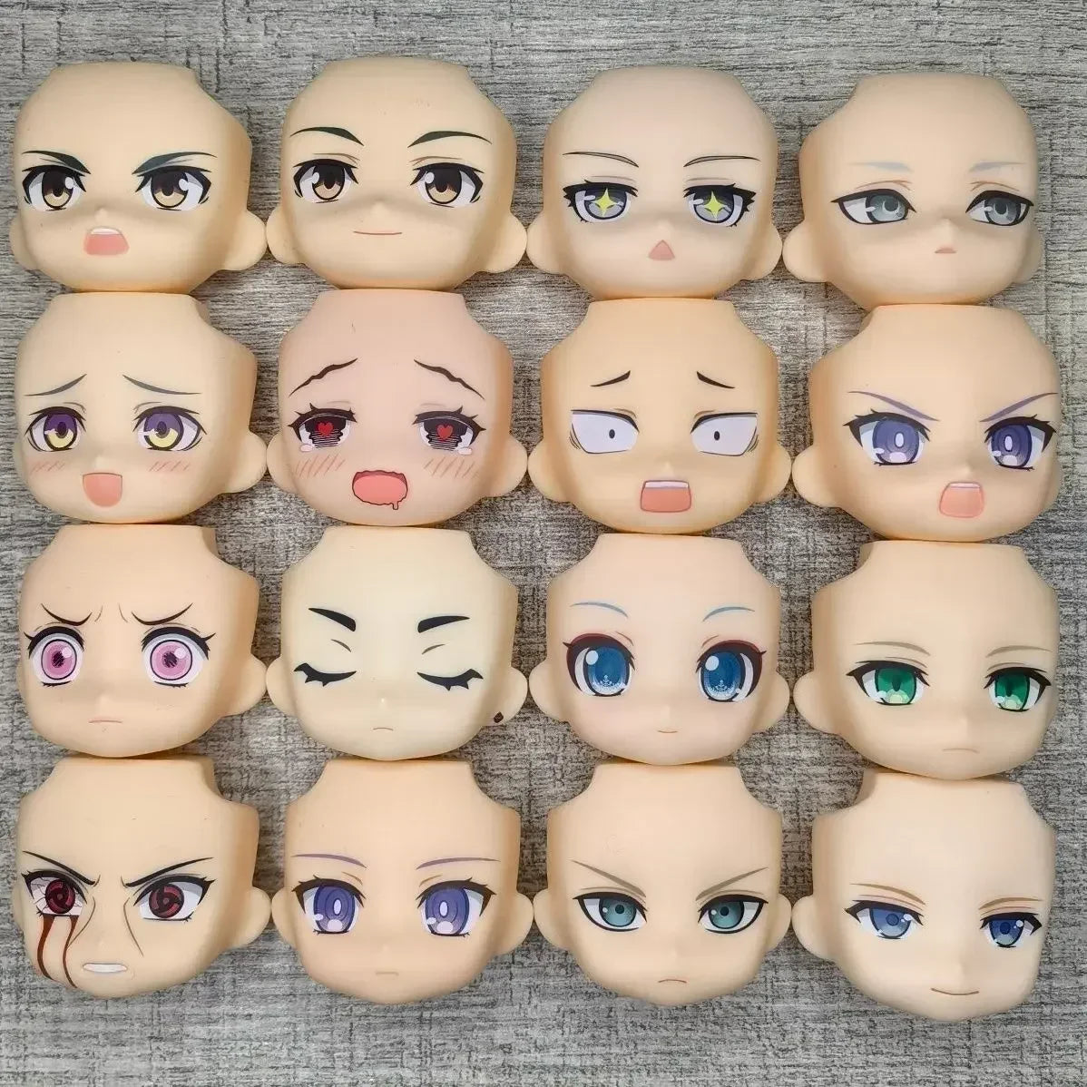 GSC Clay face OB11 doll face doll accessories