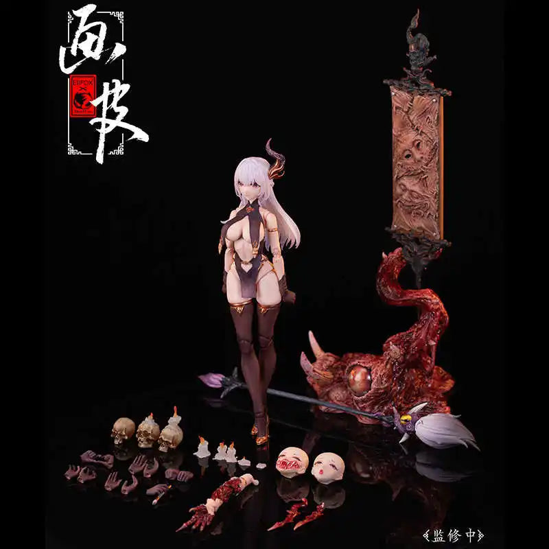 Original BearPanda Eiifox The Gods and Ghosts of China Series The Painted Skin 1/12 Action Figure Toy In Stock