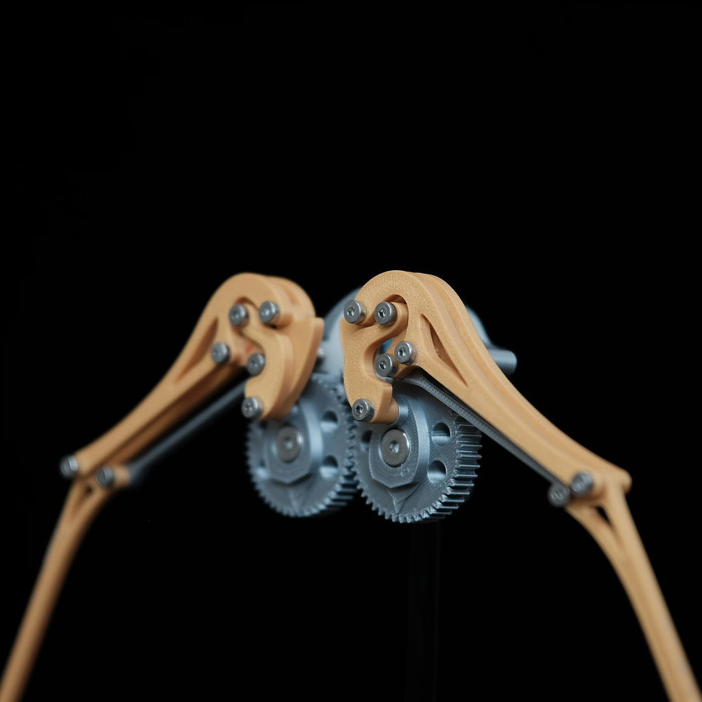 Space tribe mechanical ornithopter 3D algorithm bionic mechanical wing electric assembly ornithopter model ornament gift