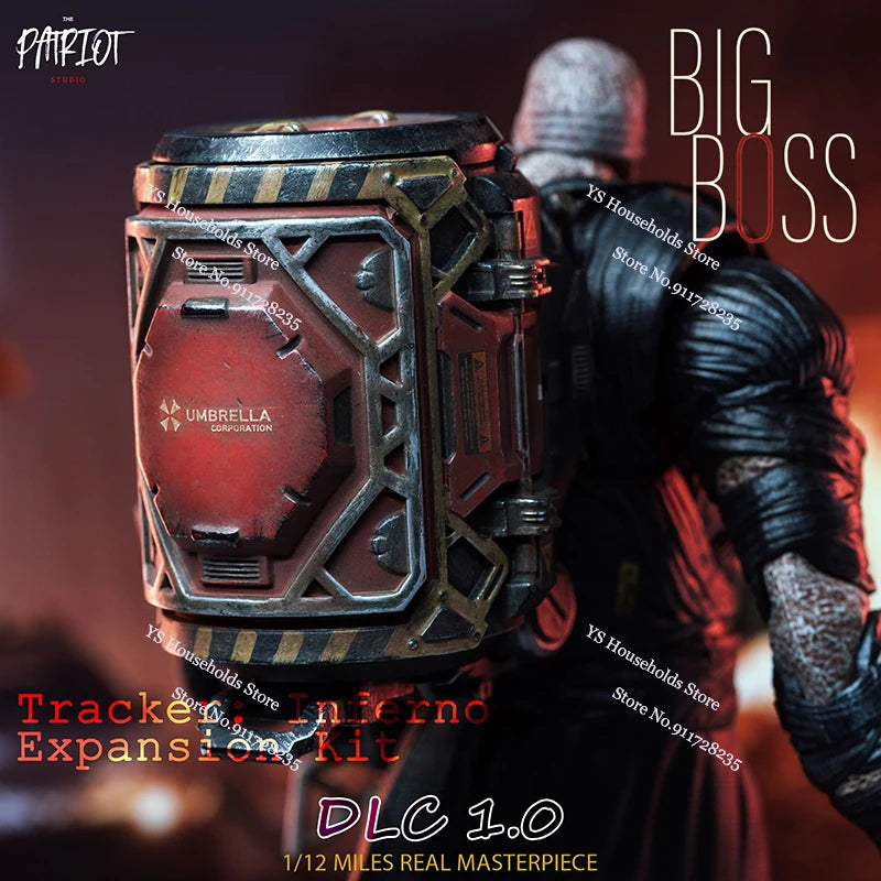 Patriot Studio Accessory Pre-sale 1/12 Big Boss Tracker Scene Ornament Flame Expansion Kit Model For 6" Action Figure Decoration