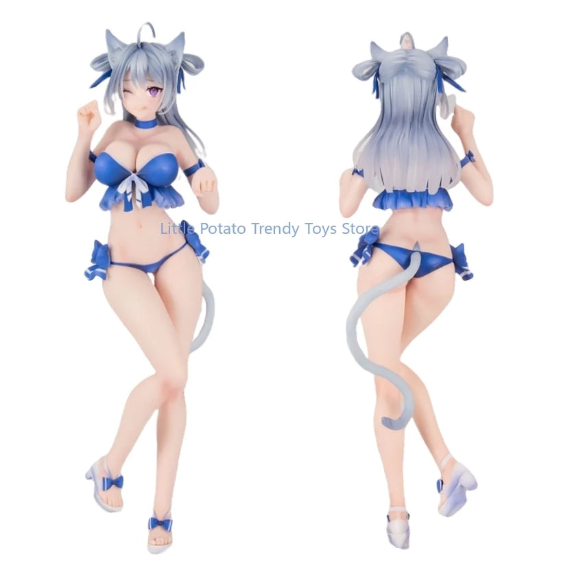 28CM Chou- Mocha Chou Cinnamon KoiKoi Koi Koi Seven Ver Girl Figure PVC Game Statue Anime Model Action Adult Doll Toys Gifts