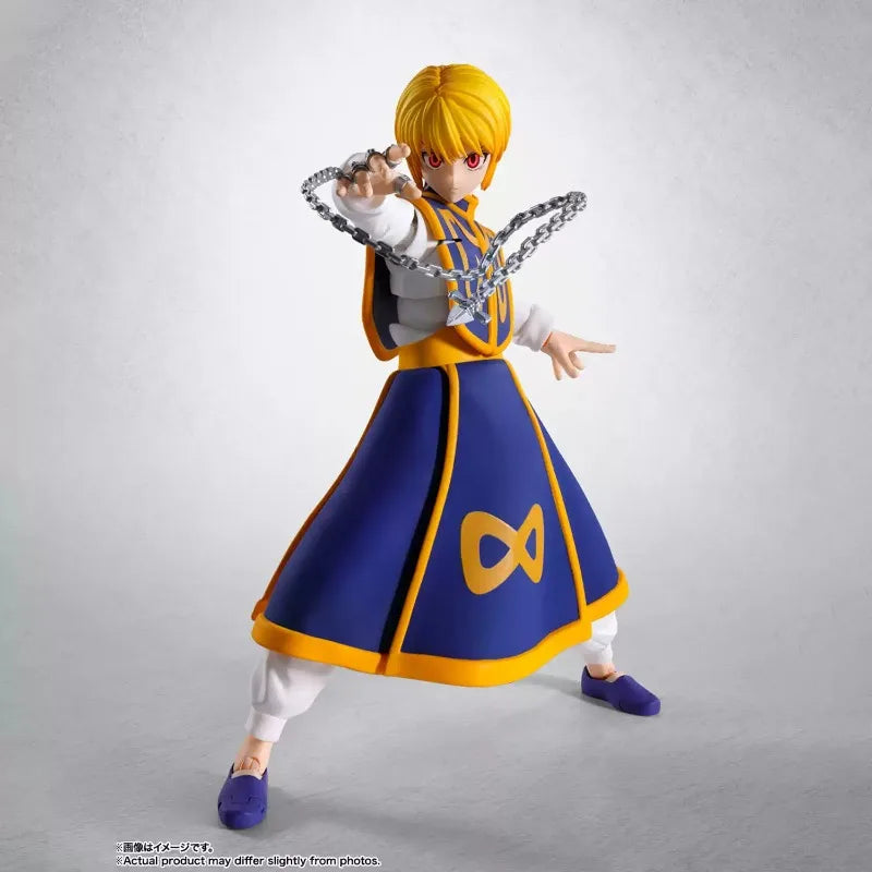 In Stock Original Genuine Bandai S.H.Figuarts Kurapika Hunter × Hunter Action Figure Assemble Toy Collectible Model