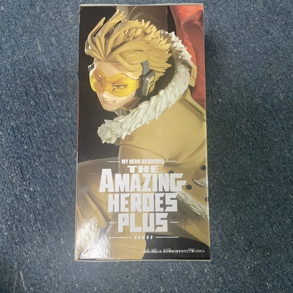 In Stock Bandai Original Genuine Banpresto My Hero Academia The Amazing Heroes Plus Hawks Ⅱ 11cm Collections Model Toy Figures