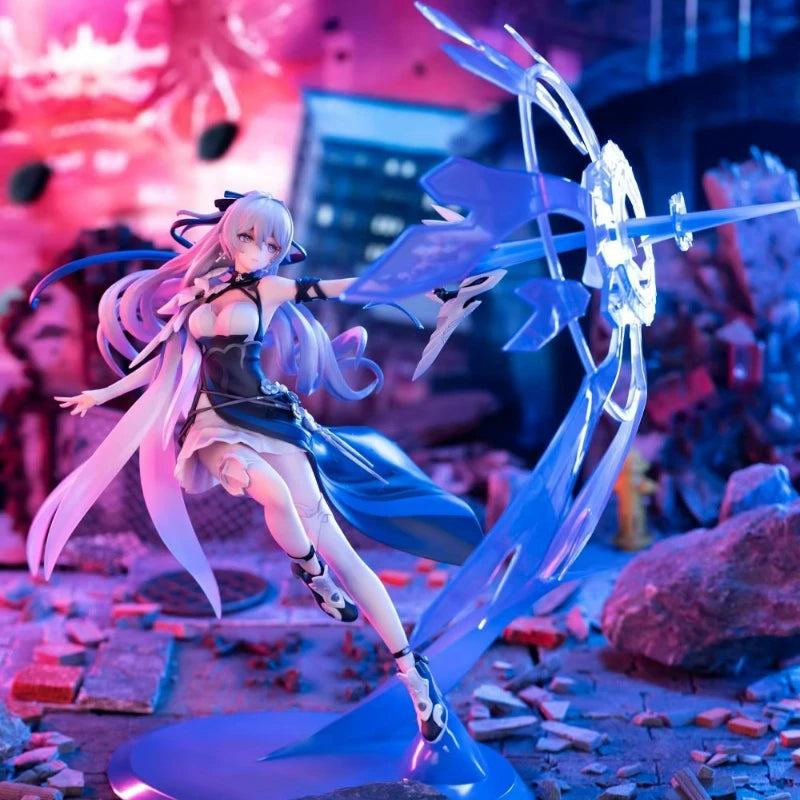 HobbyMax Honkai Impact 3 Bronya Secondary Silver Wing 36cm 1/7 Mecha Girl Figure Anime Action Figure Model Collectible Toys Gift