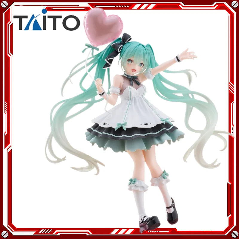 Original TAITO Hatsune Miku Birthday Party 2025 AMP Figure Ver. Anime Action Model Collectible Toys Gift