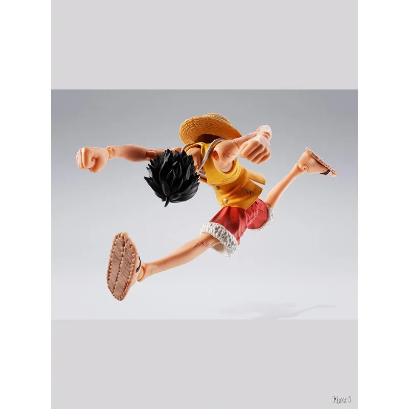 Bandai S.H.Figuarts One Piece Monkey D Luffy Marineford Battle Action Figure Movable Collectible Model PVC ABS 2026 Release