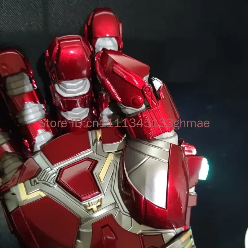 Avengers 4 Full Metal Wearable Nano Infinity Gauntlet Hulk Edition Collectible Toy Figure Snap Finish Action Hand Figure for