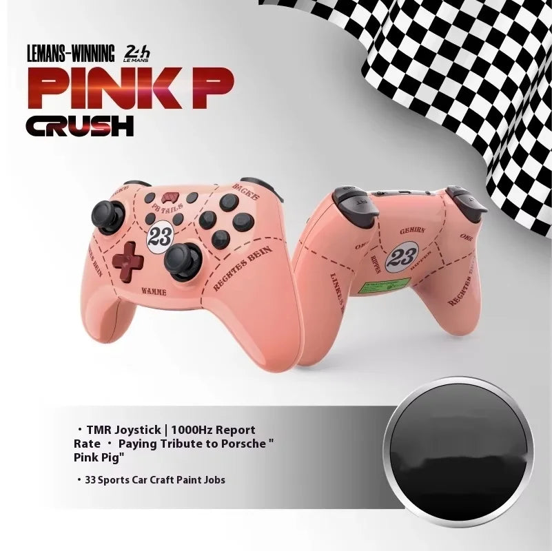 PB TAILS Crush550 Wireless Game Controller TMR Joystick Hall Trigger RGB 1000hz Gamepad Magcase Turbo Mode For PC Steam Gift