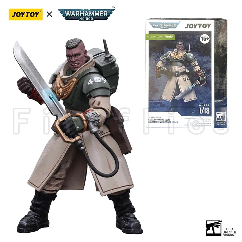 1/18 JOYTOY Action Figure (5PCS/SET) 40K Cadian Command Squad Anime Model Toy